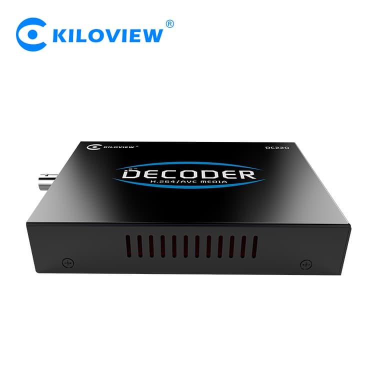 Broadcasting equipment h264 hd rtmp to hdmi decoder